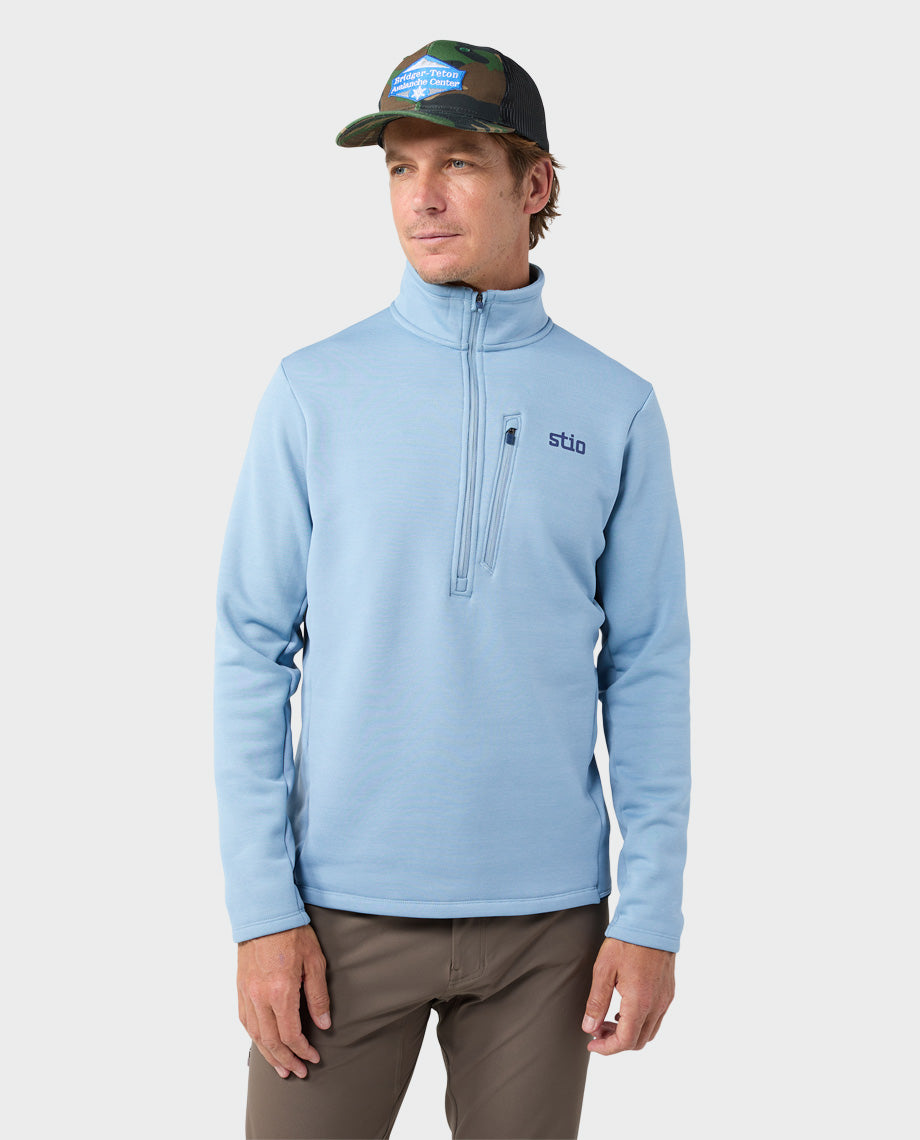 Pulls mi-zippés Power Stretch pour homme
