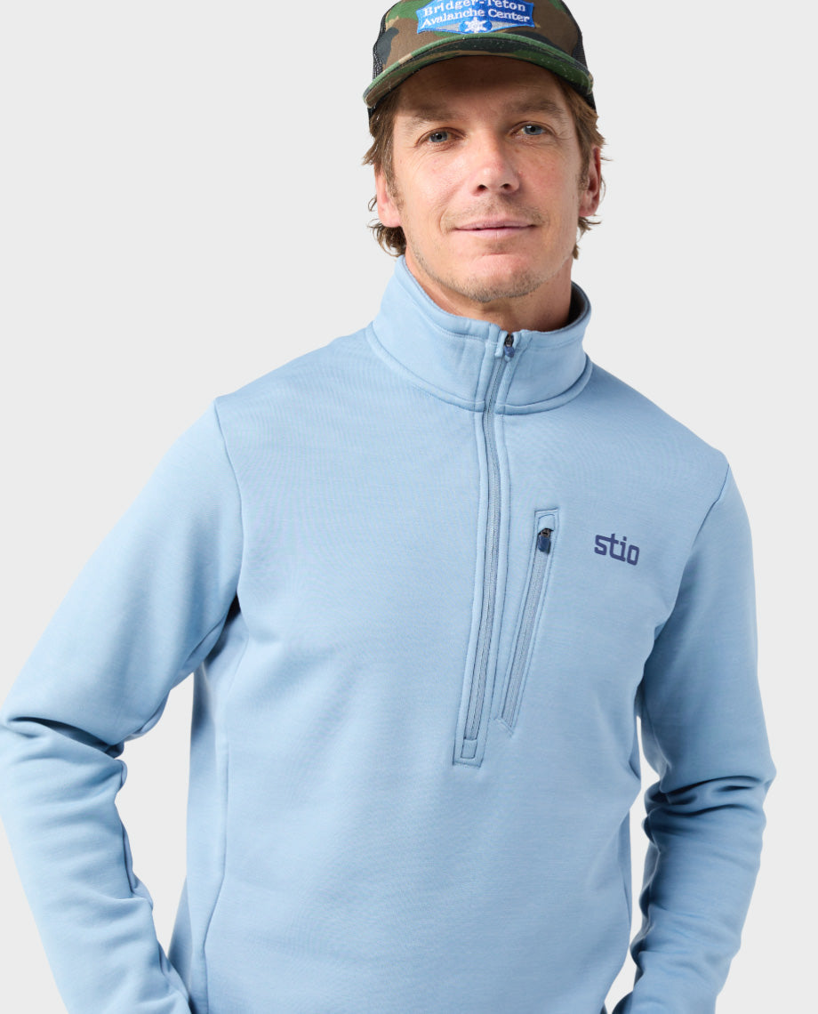 Pulls mi-zippés Power Stretch pour homme