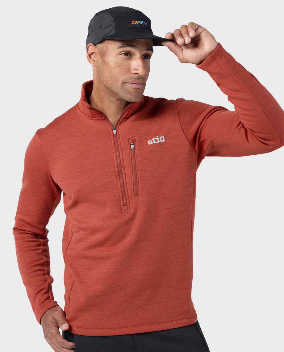 Pulls mi-zippés Power Stretch pour homme
