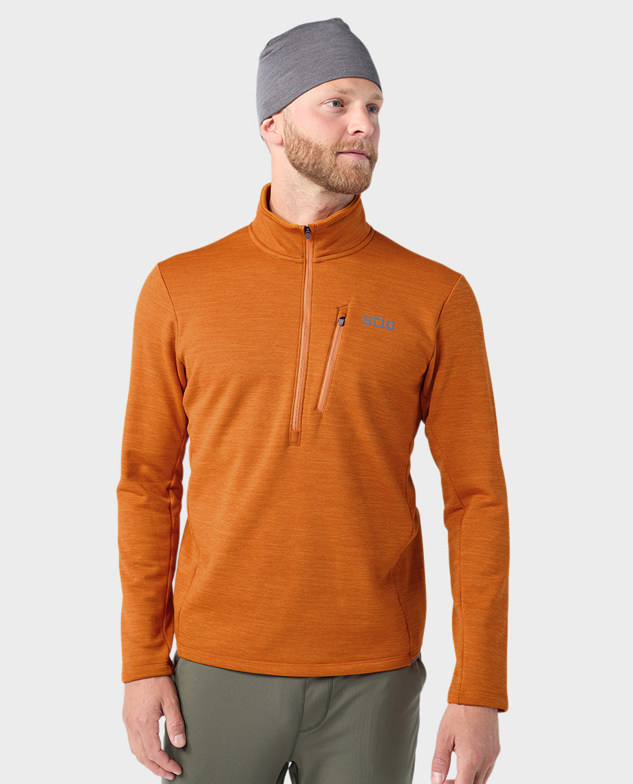 Pulls mi-zippés Power Stretch pour homme