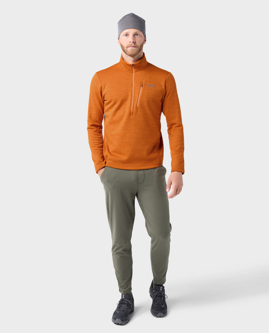 Pulls mi-zippés Power Stretch pour homme