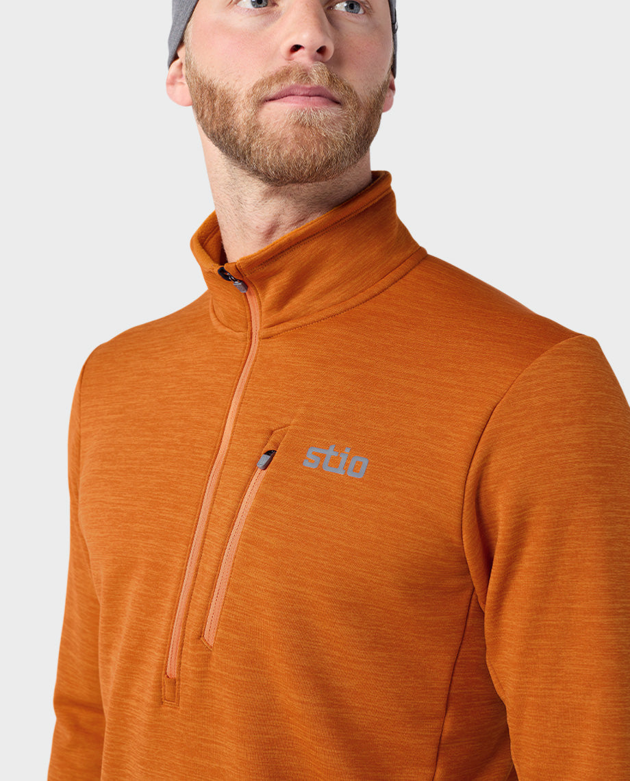 Pulls mi-zippés Power Stretch pour homme