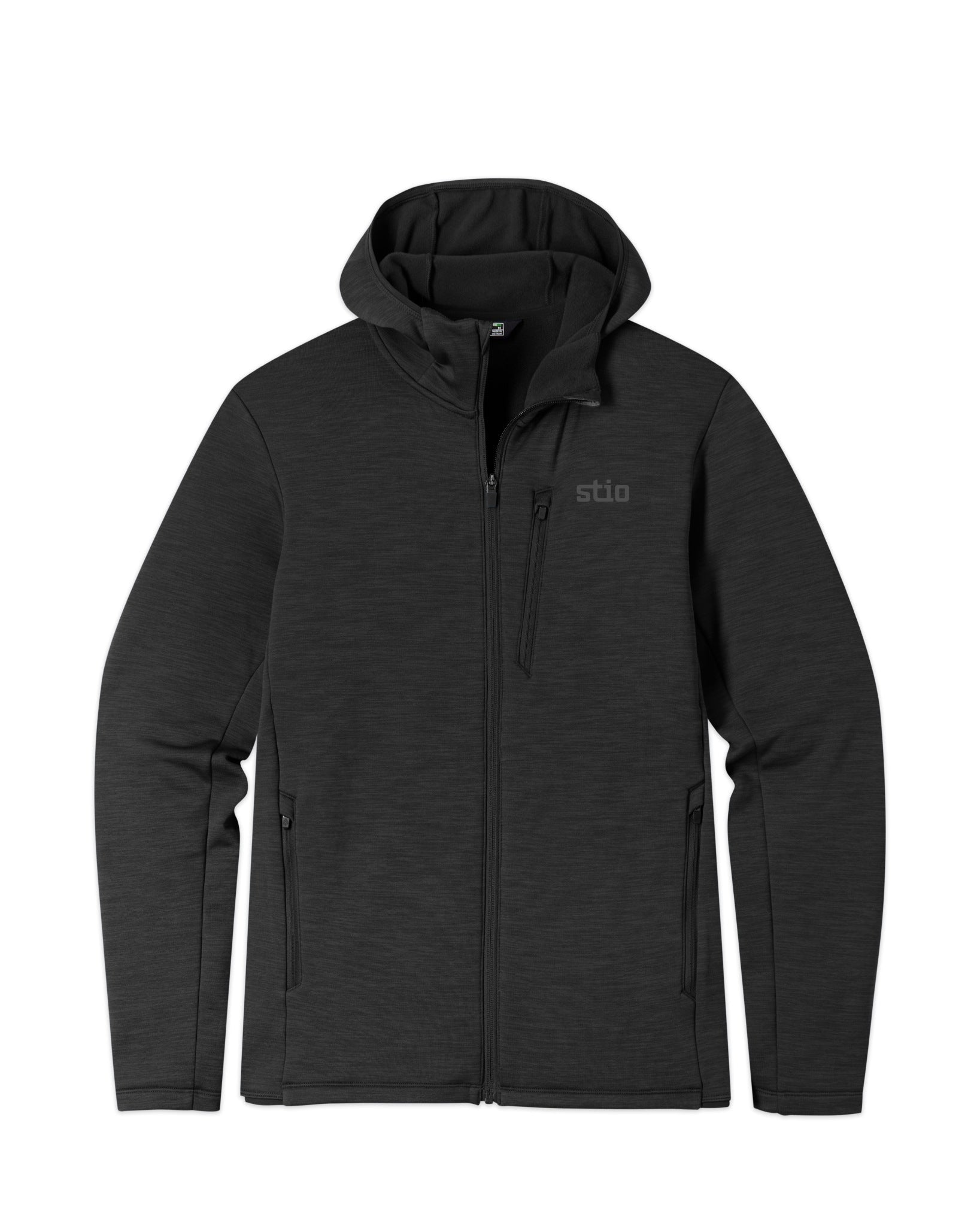 Sweat à capuche zippé extensible pour hommes
