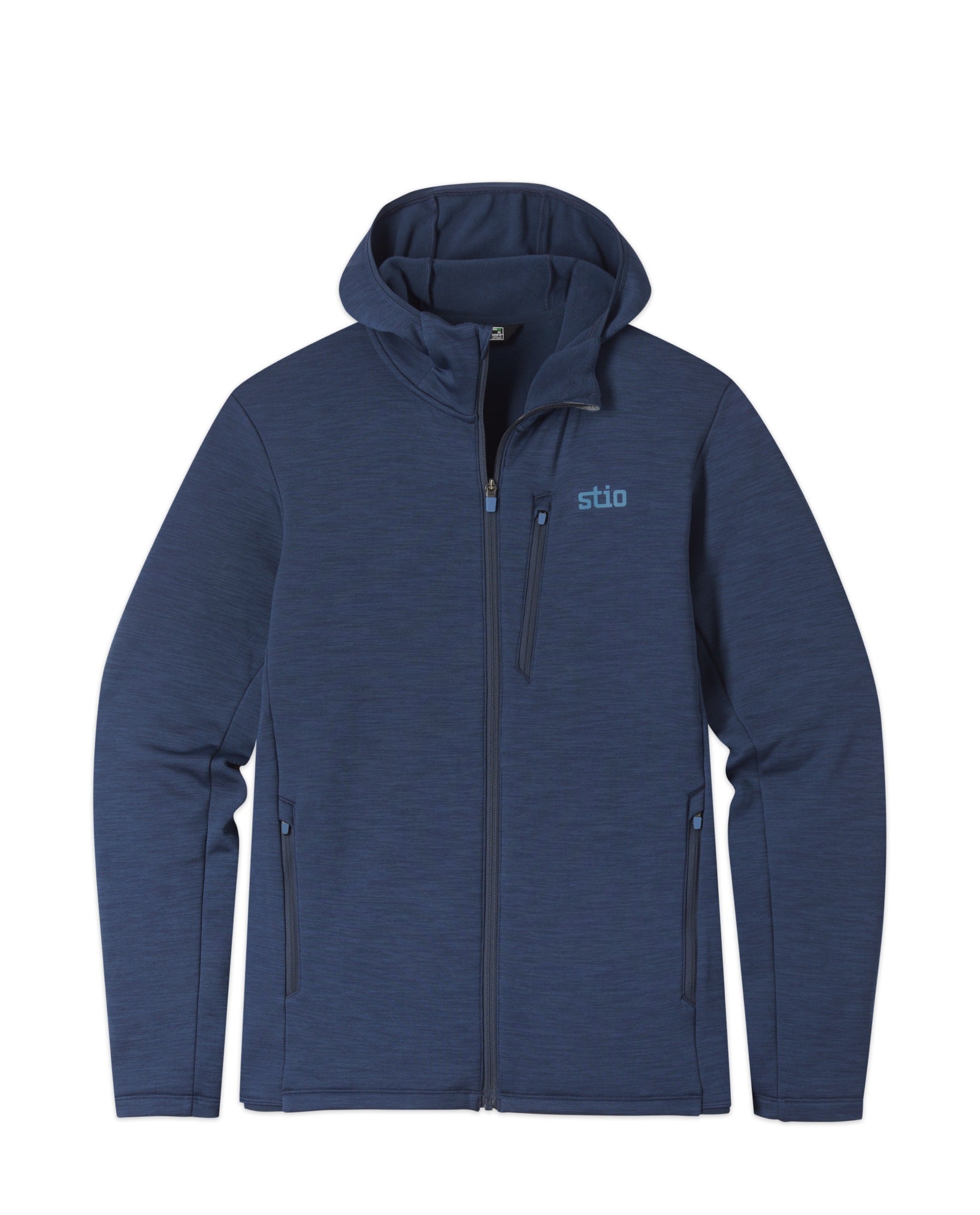 Sweat à capuche zippé extensible pour hommes