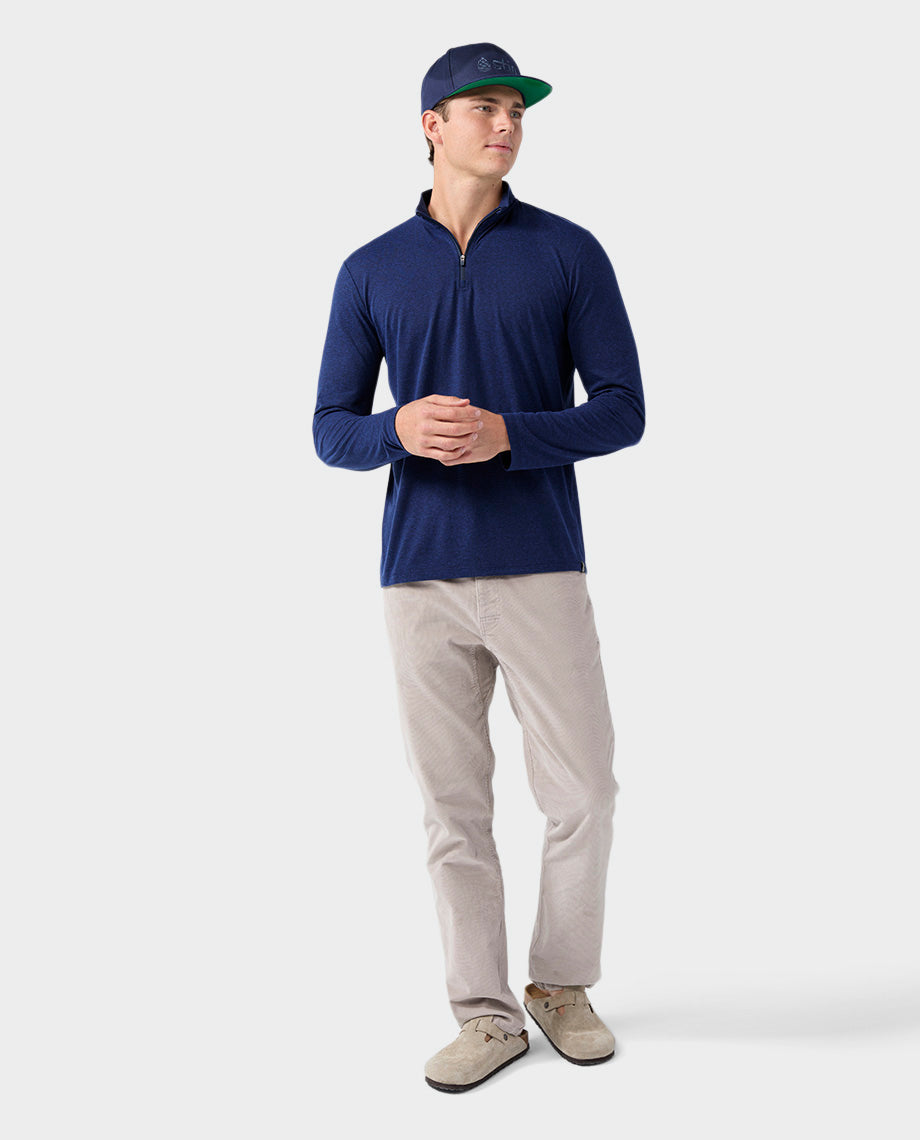 Demi-zip homme