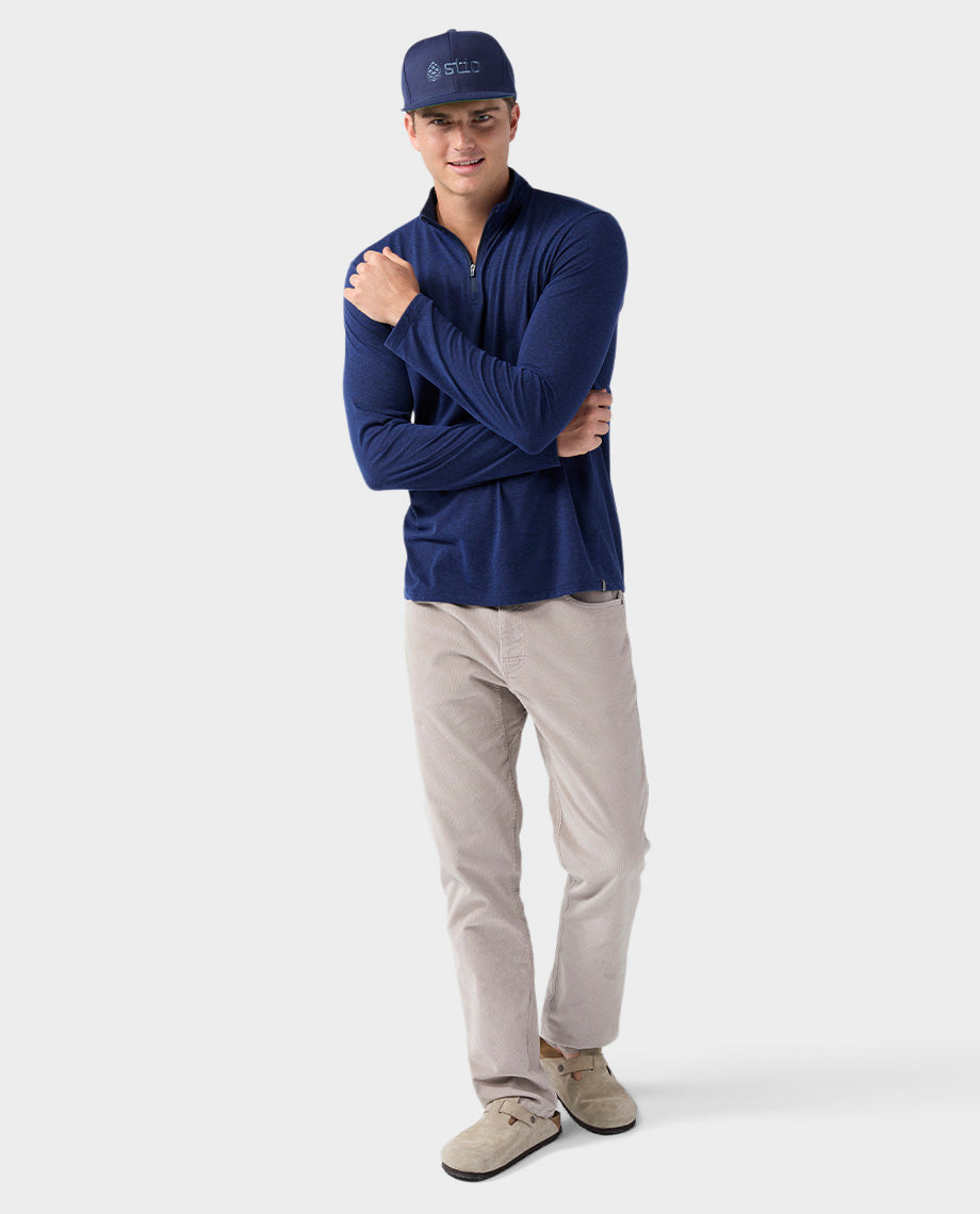 Demi-zip homme