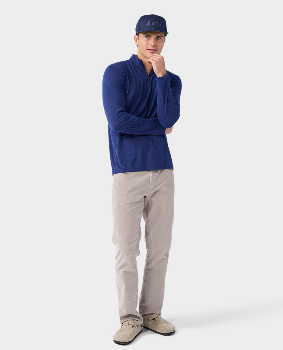 Demi-zip homme