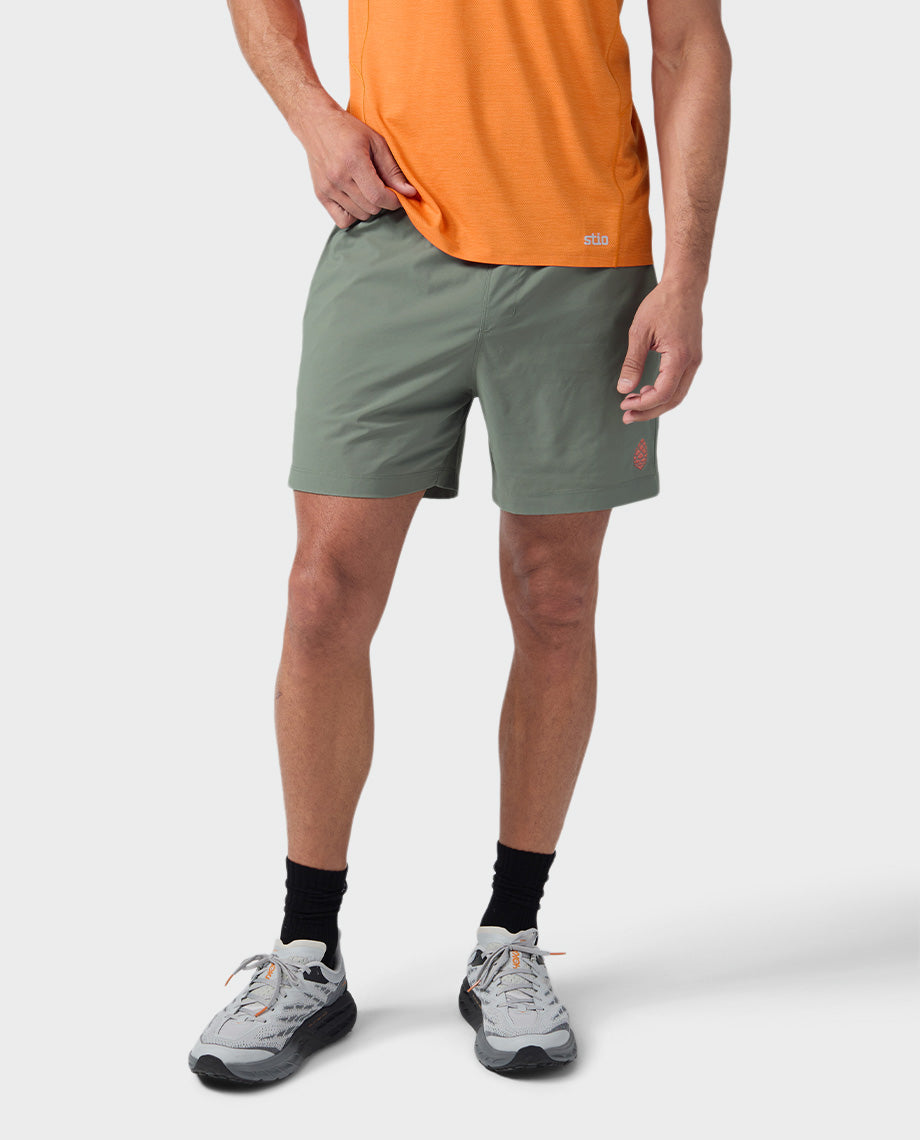 Short de randonnée doublé pour hommes - 5