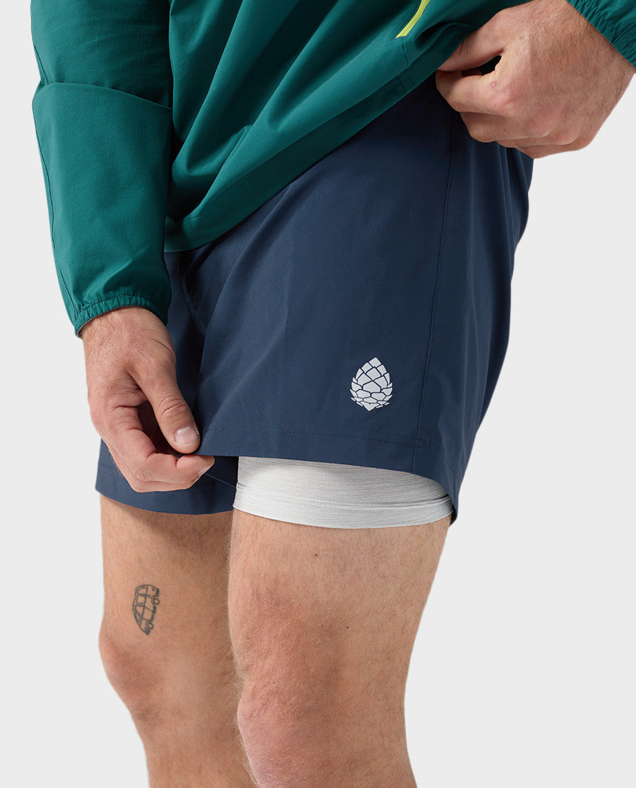 Short de randonnée doublé pour hommes - 5