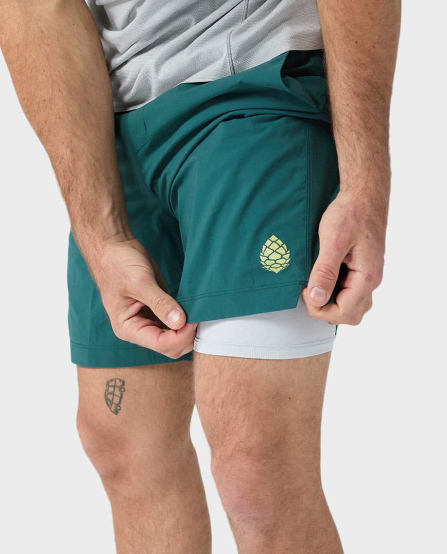 Short de randonnée doublé pour hommes - 7