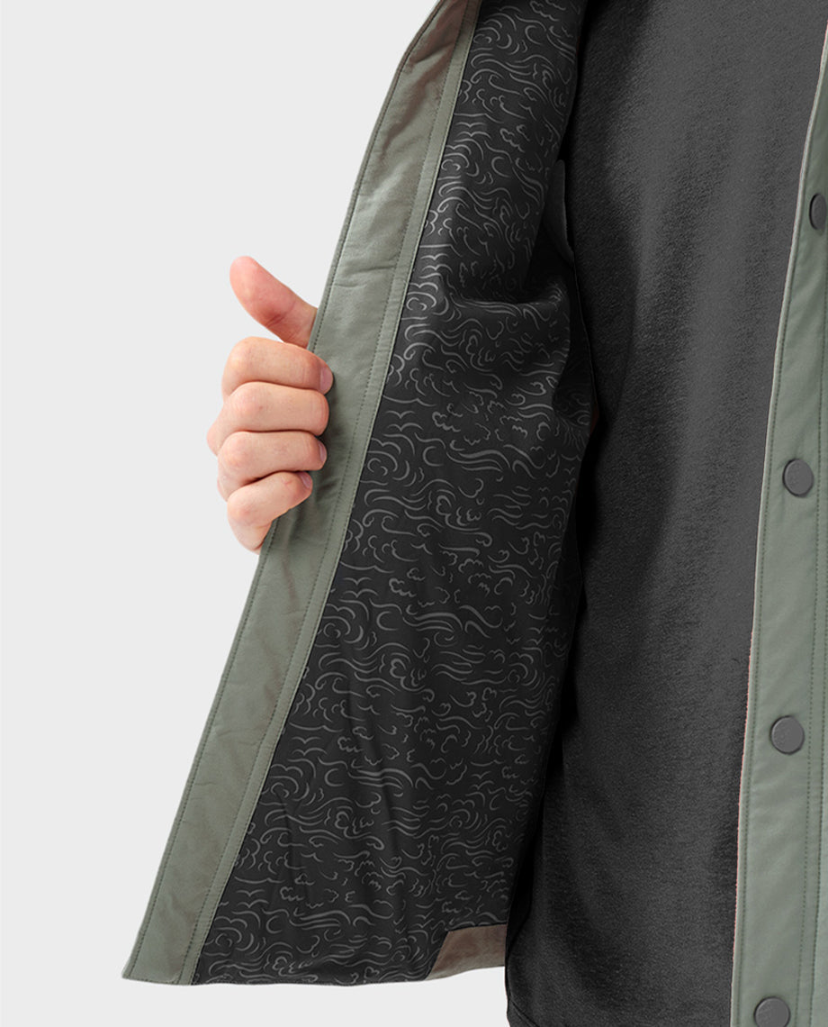Chemise boutonnée isolée pour hommes