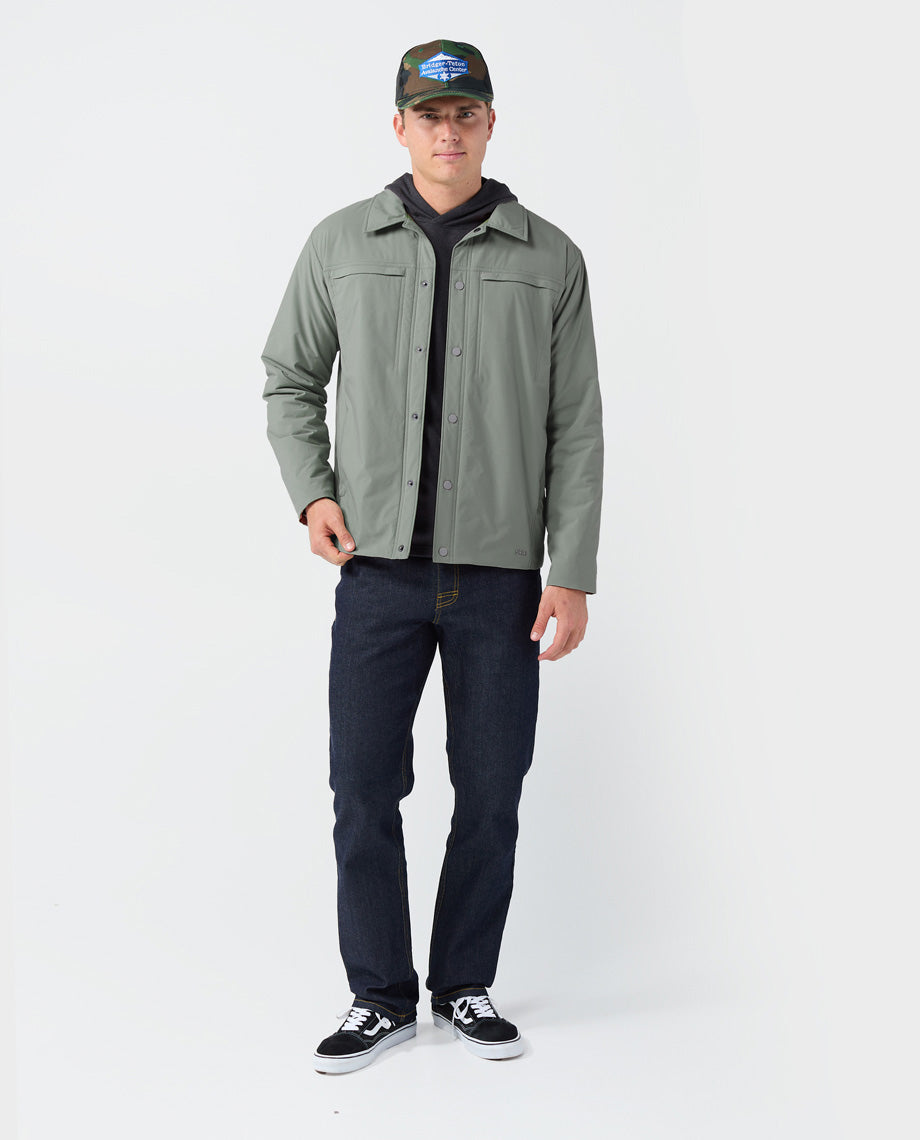 Chemise boutonnée isolée pour hommes