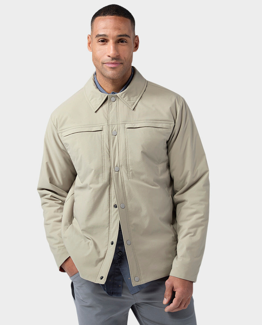 Chemise boutonnée isolée pour hommes