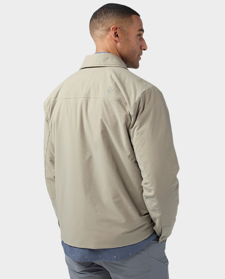 Chemise boutonnée isolée pour hommes