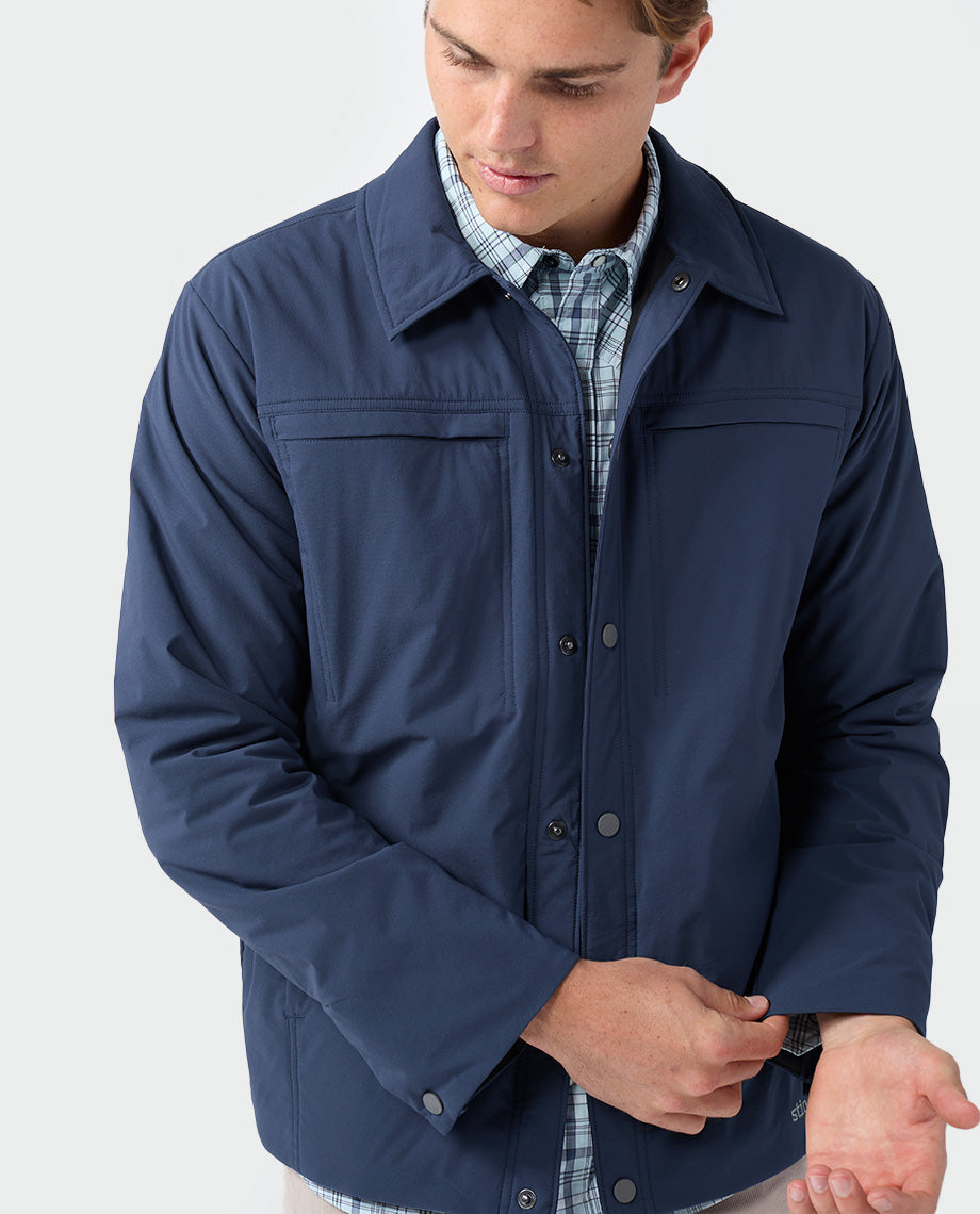 Chemise boutonnée isolée pour hommes