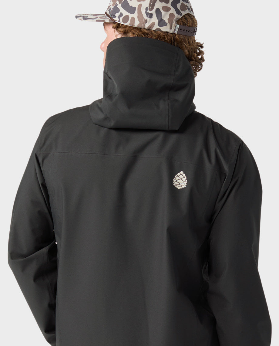 Veste de pluie à capuche pour homme