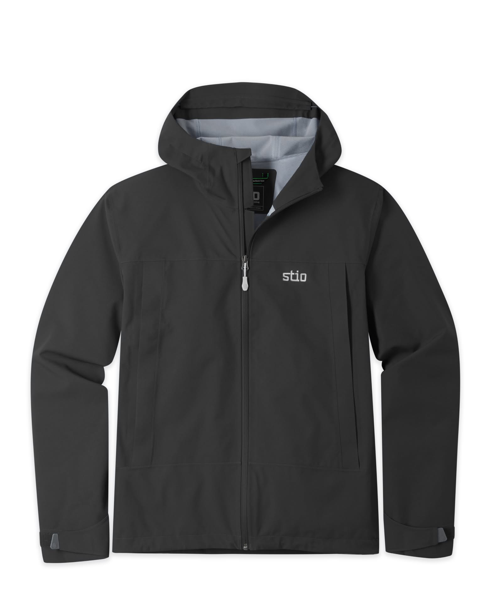 Veste de pluie à capuche pour homme