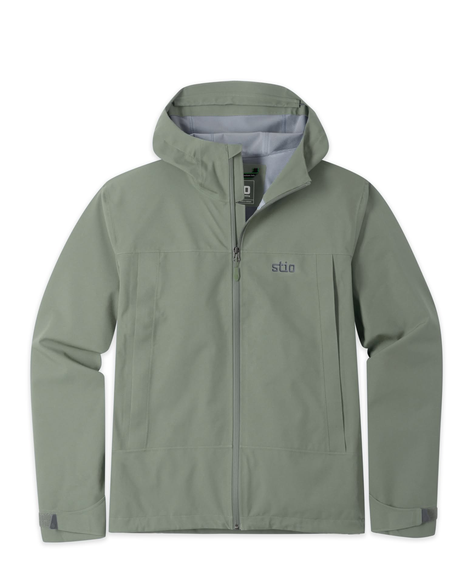 Veste de pluie à capuche pour homme