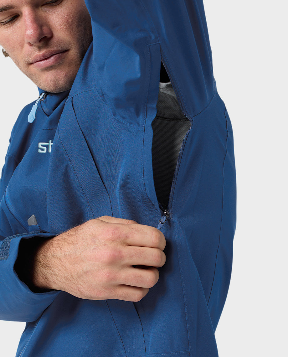 Veste de pluie à capuche pour homme