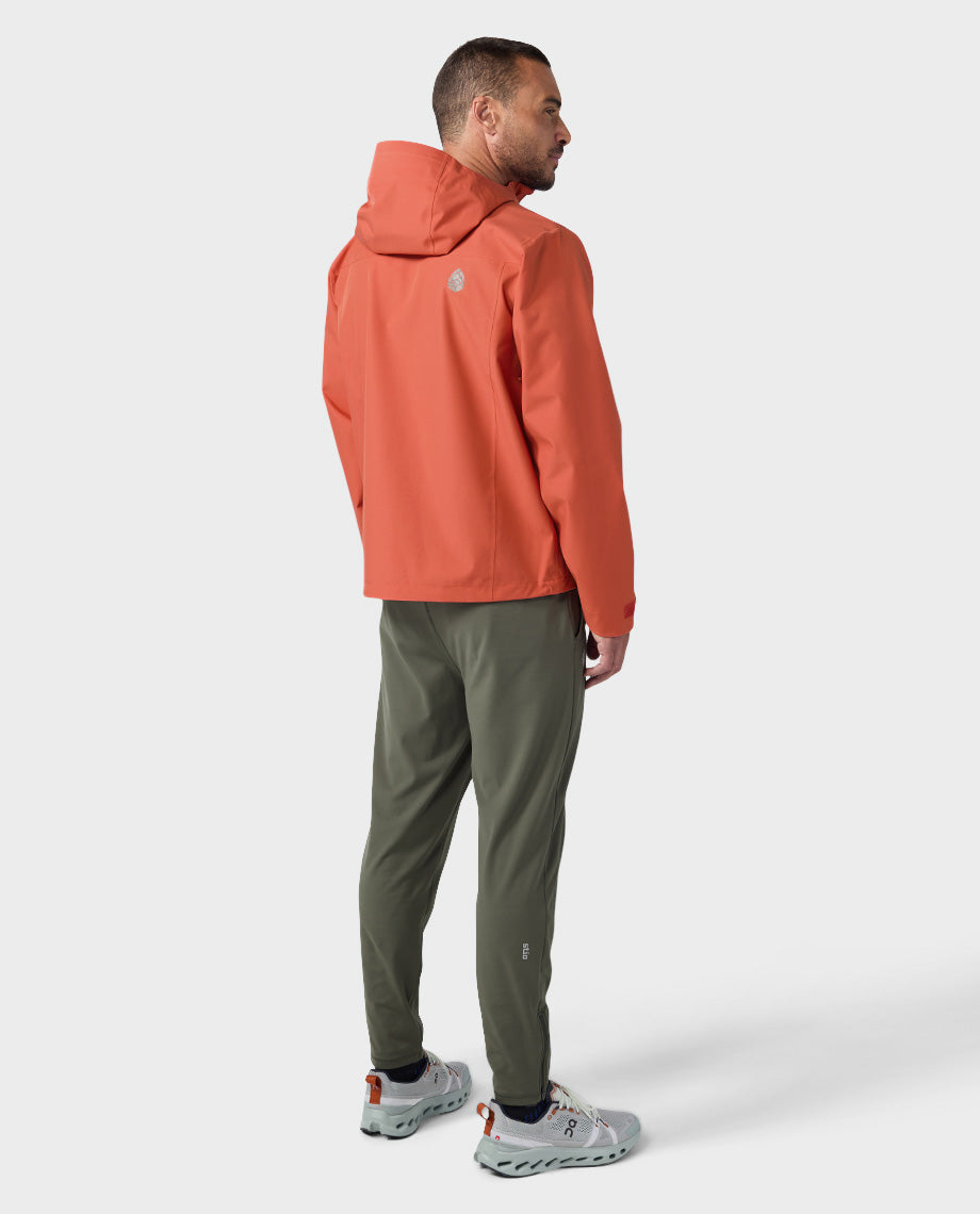 Veste de pluie à capuche pour homme