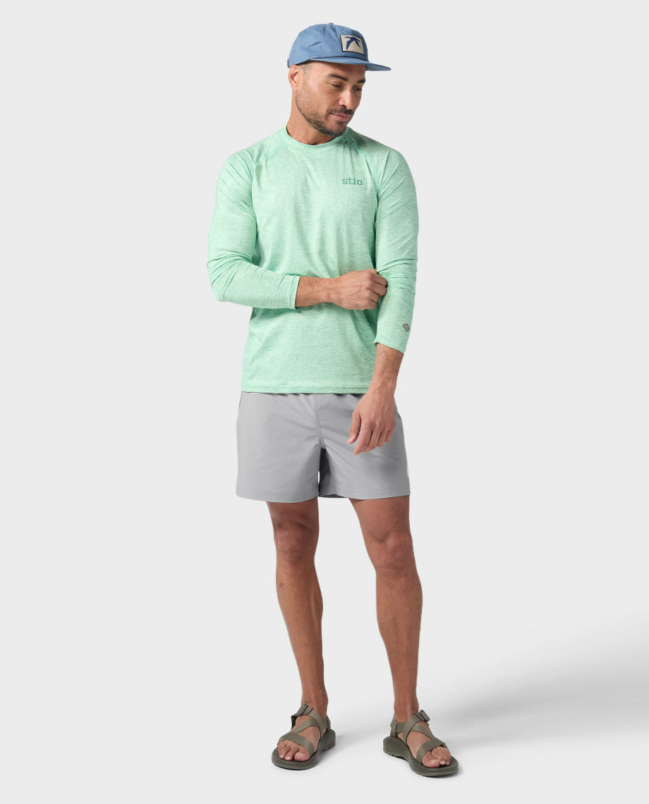 Short de bain doublé pour hommes - 5