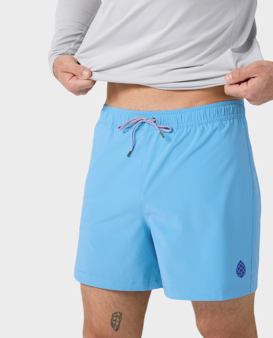 Short de bain doublé pour hommes - 5