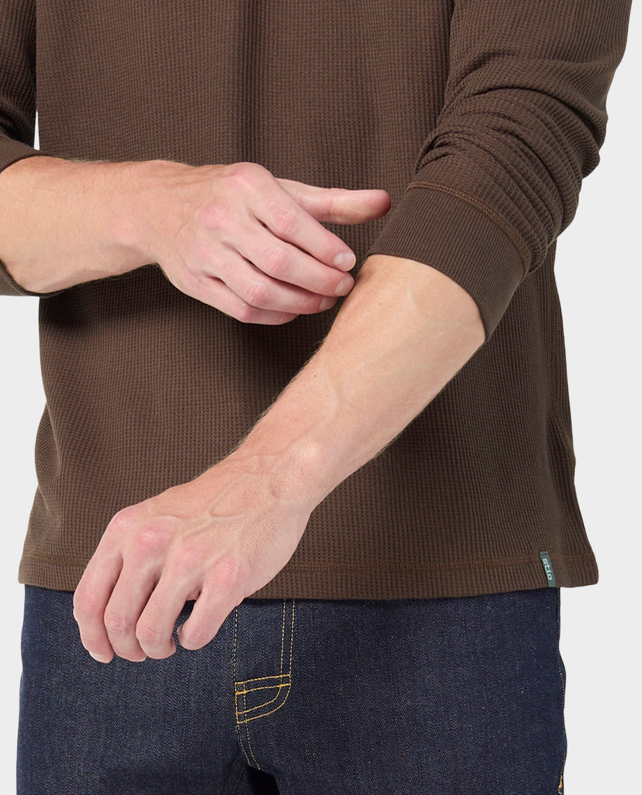 Henley gaufré pour homme