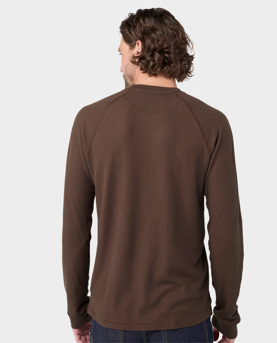 Henley gaufré pour homme