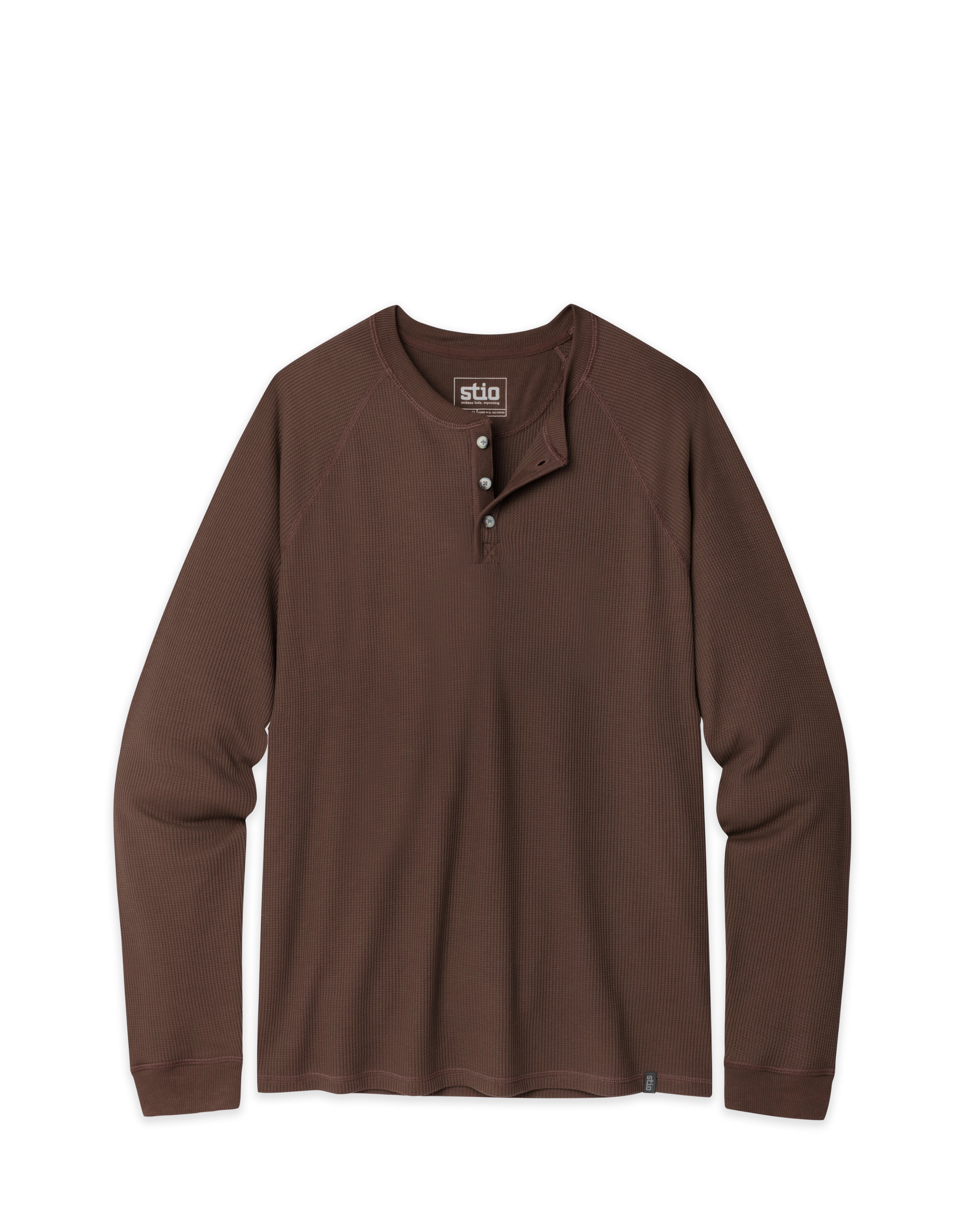 Henley gaufré pour homme