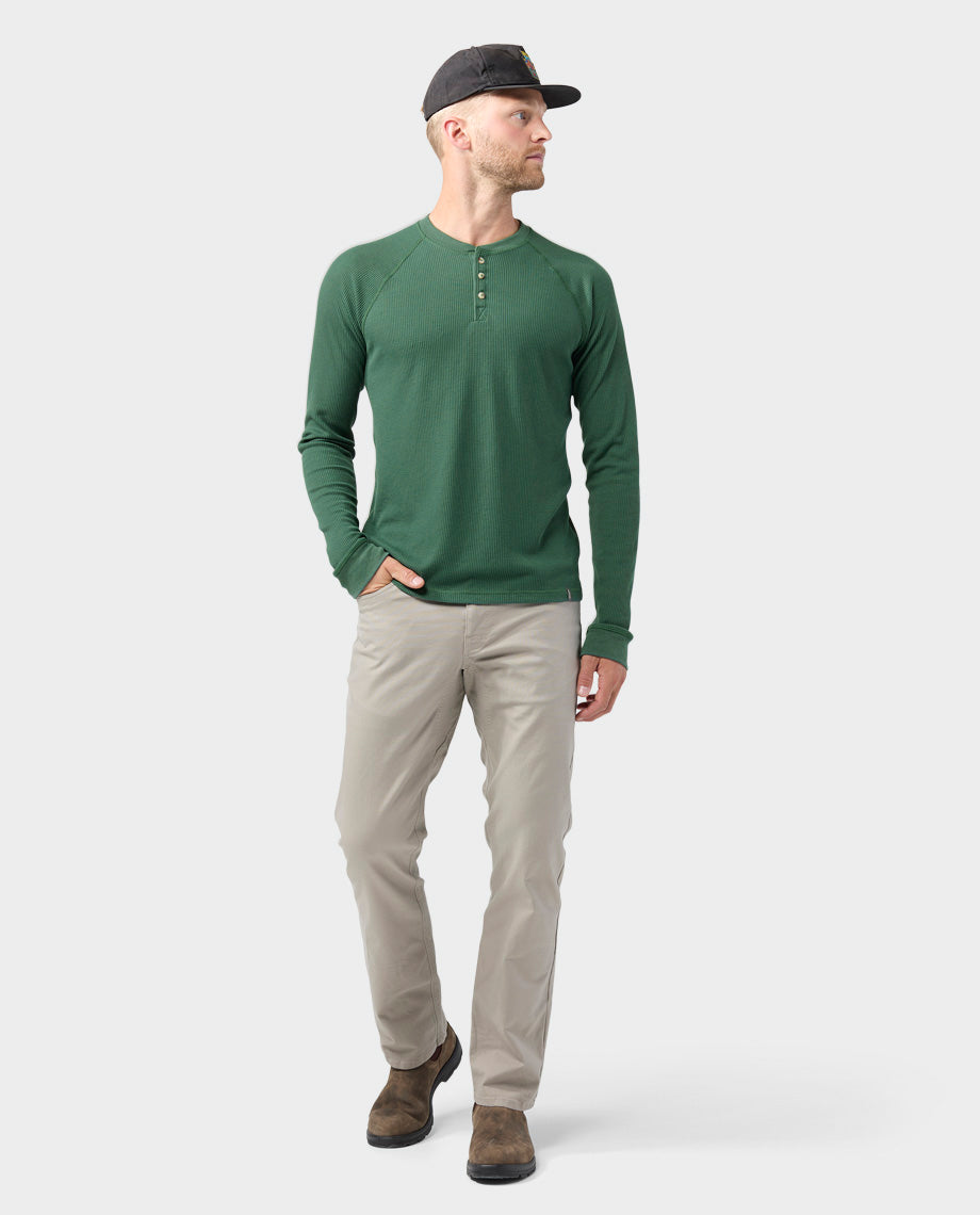 Henley gaufré pour homme