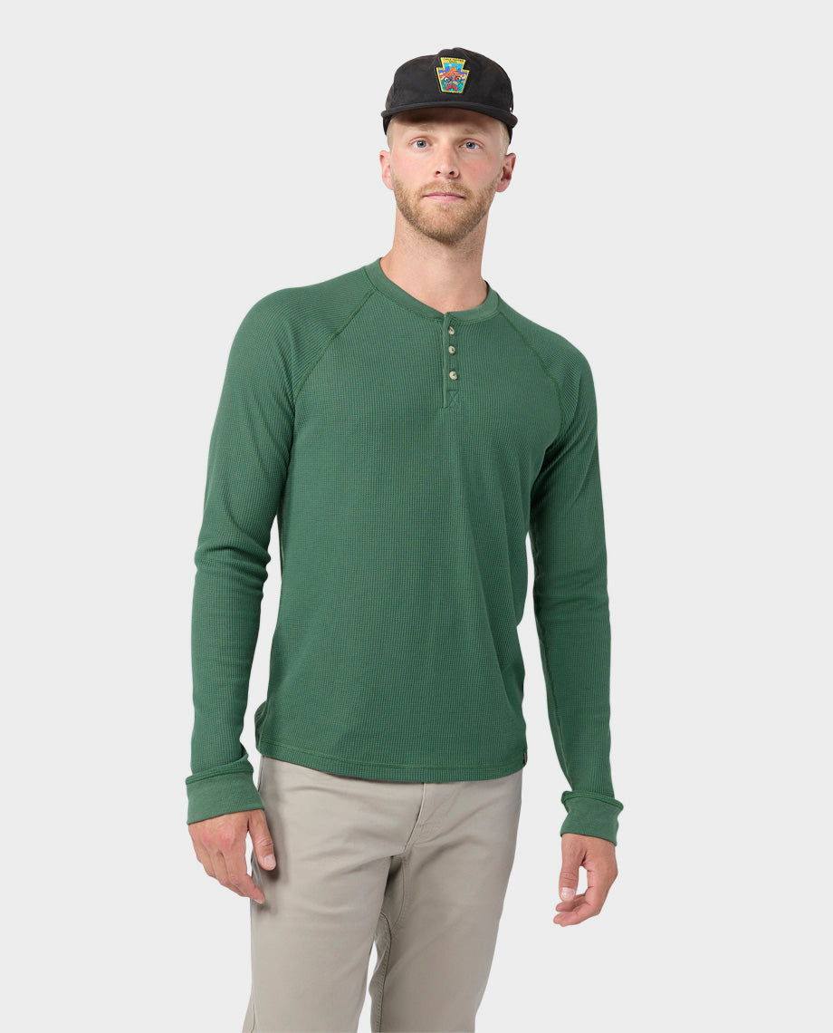 Henley gaufré pour homme