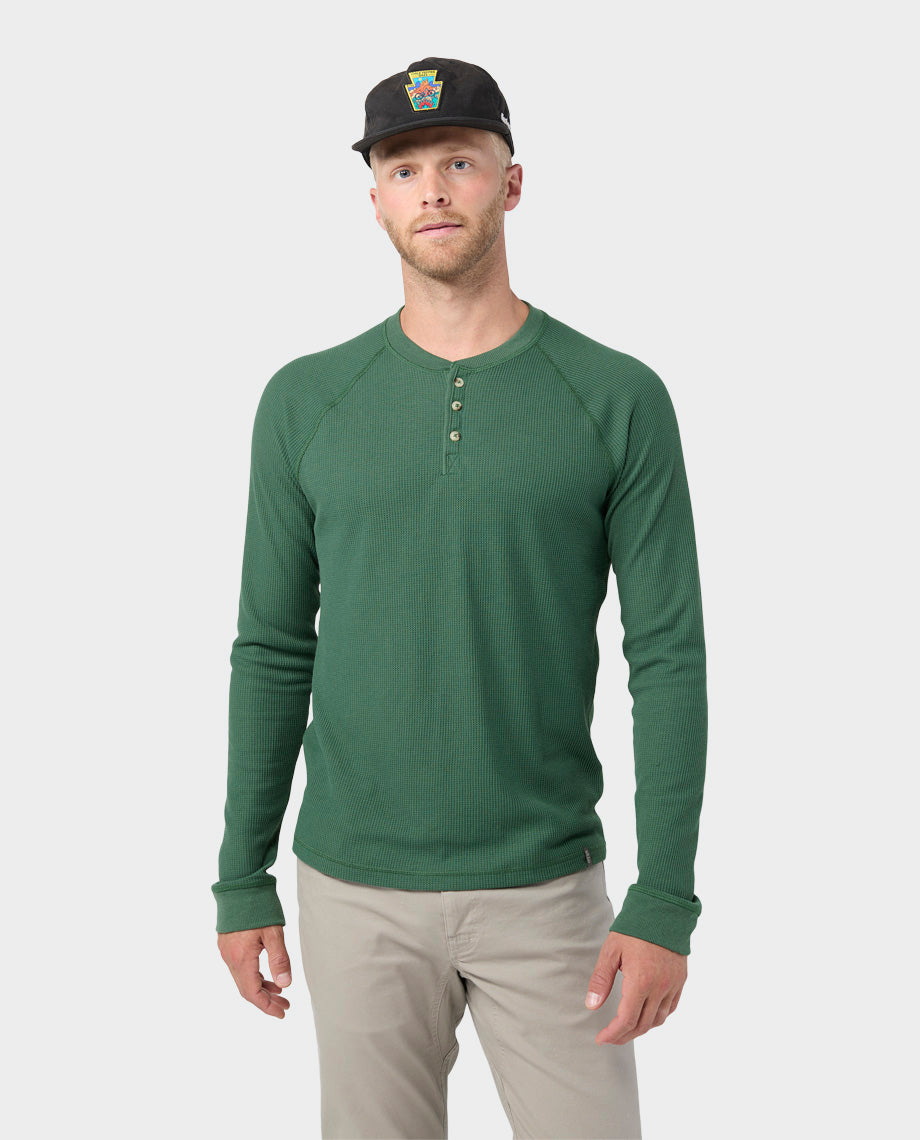 Henley gaufré pour homme