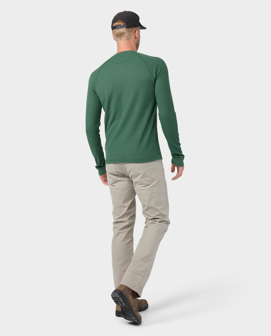 Henley gaufré pour homme