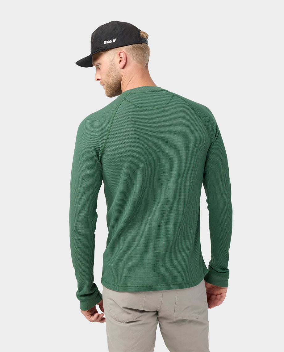 Henley gaufré pour homme