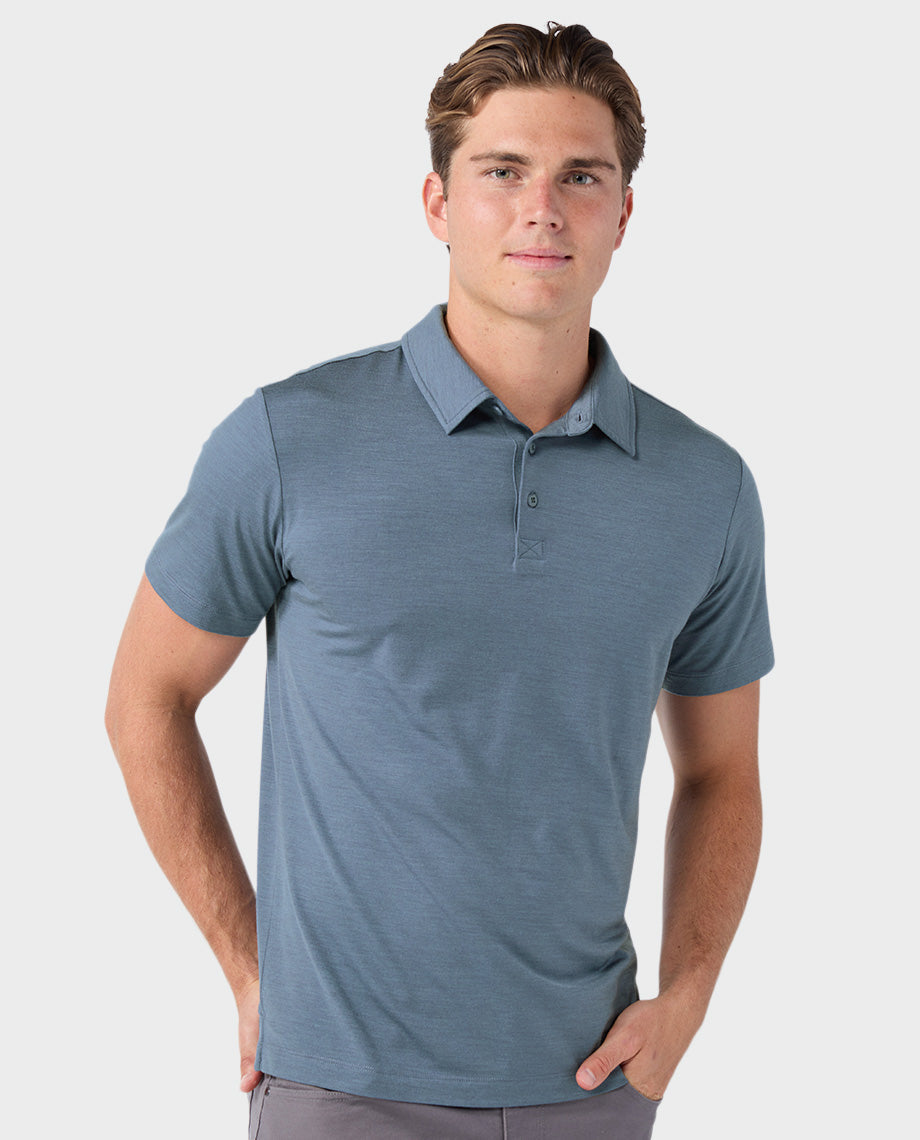 Polo Mérinos Léger Homme MC