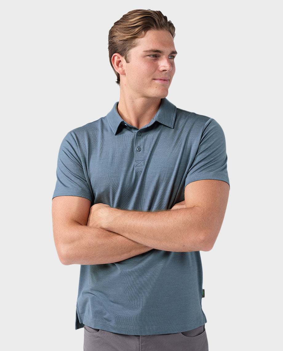 Polo Mérinos Léger Homme MC