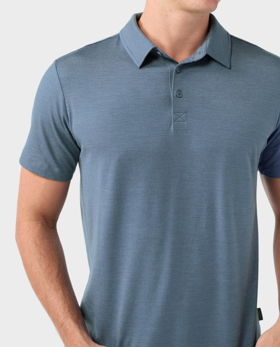 Polo Mérinos Léger Homme MC