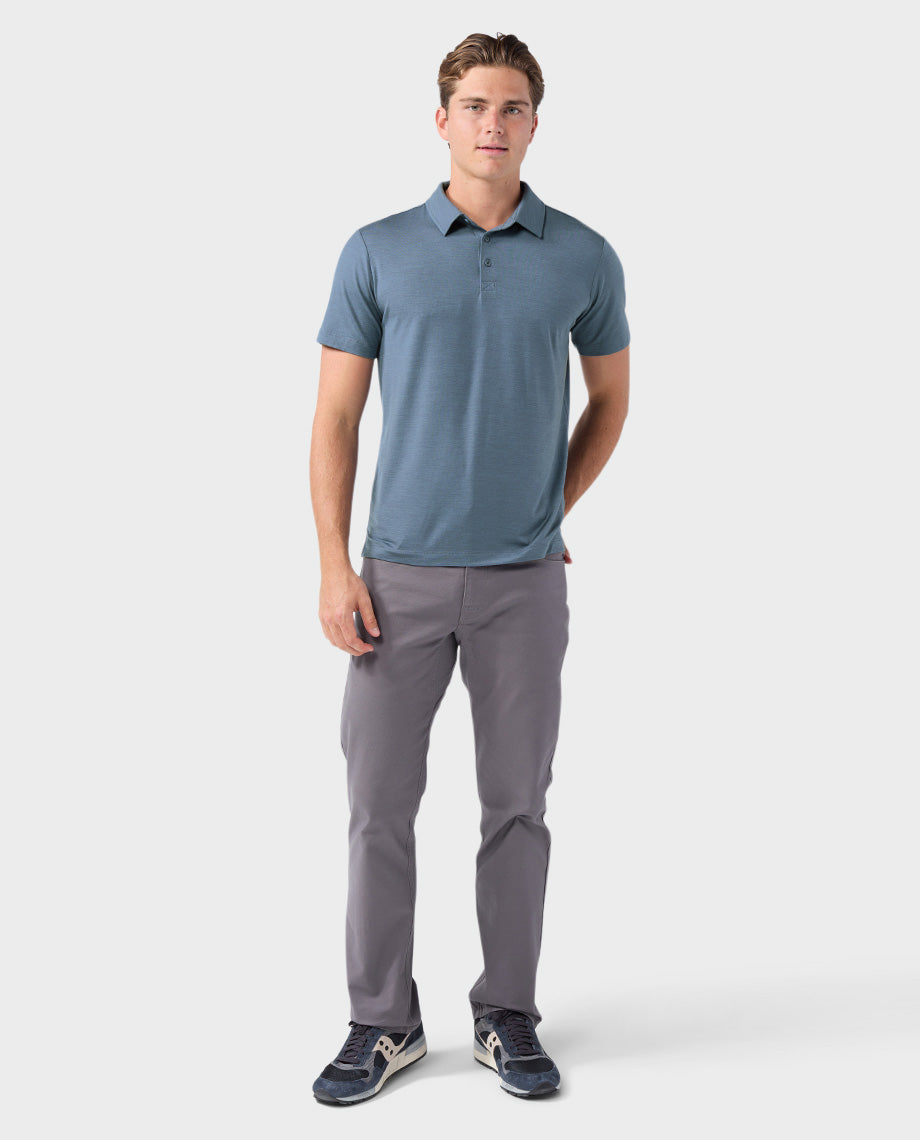 Polo Mérinos Léger Homme MC
