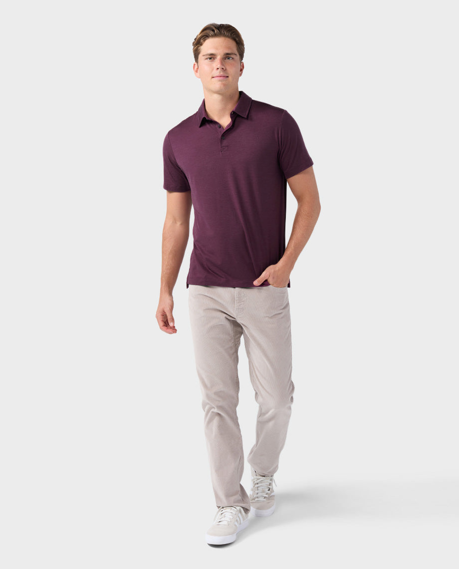 Polo Mérinos Léger Homme MC