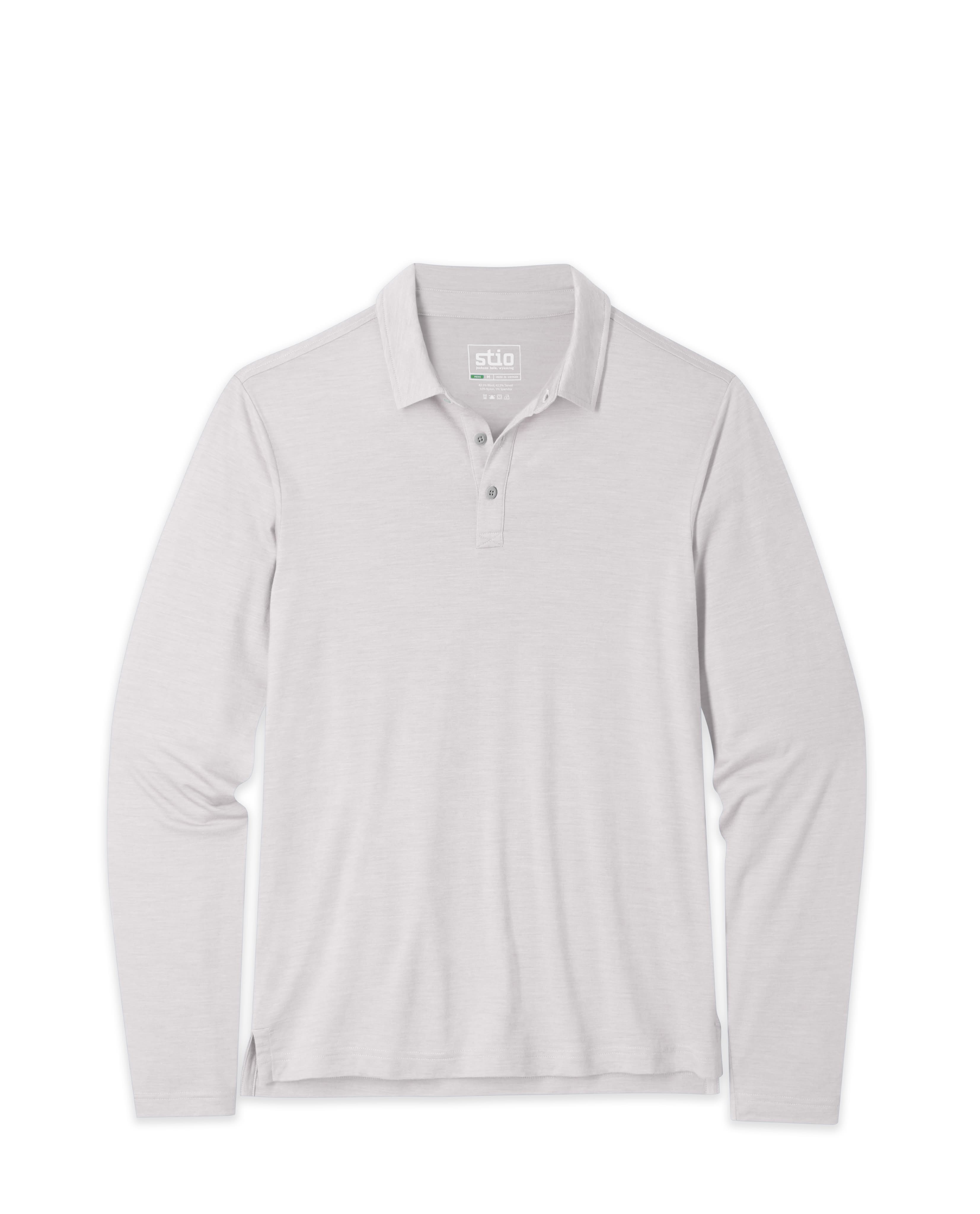 Polo Mérinos Léger Manches Longues Homme