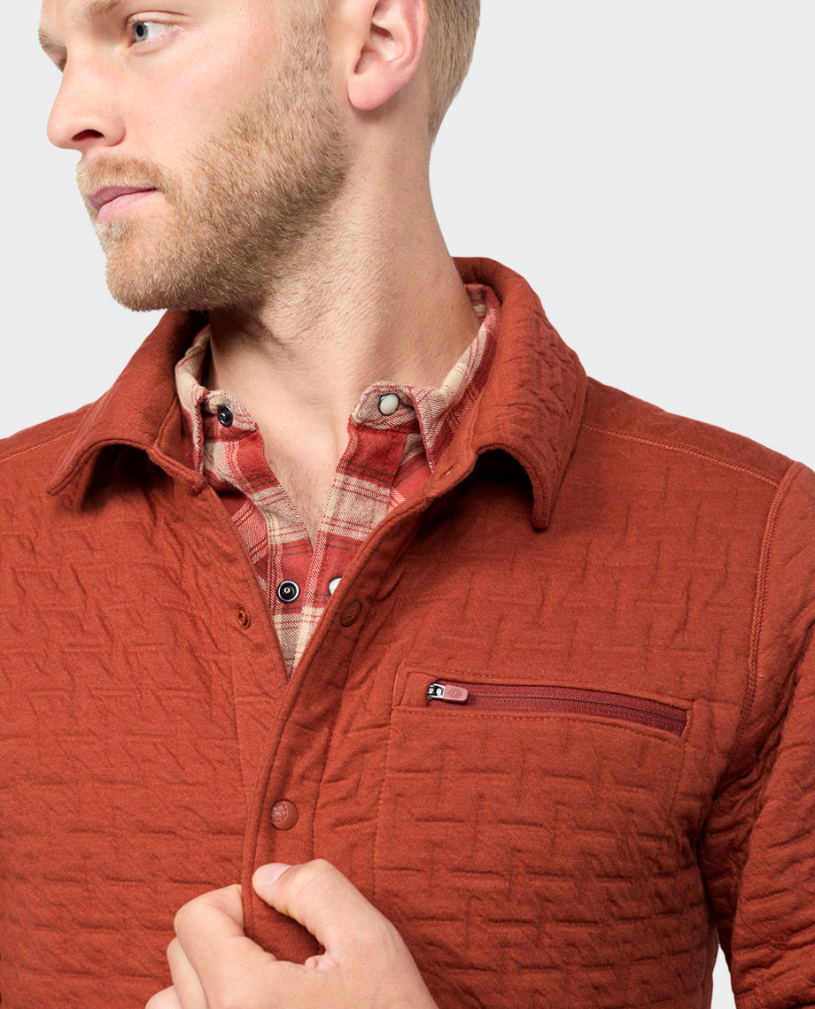 Chemise à boutons pression pour homme
