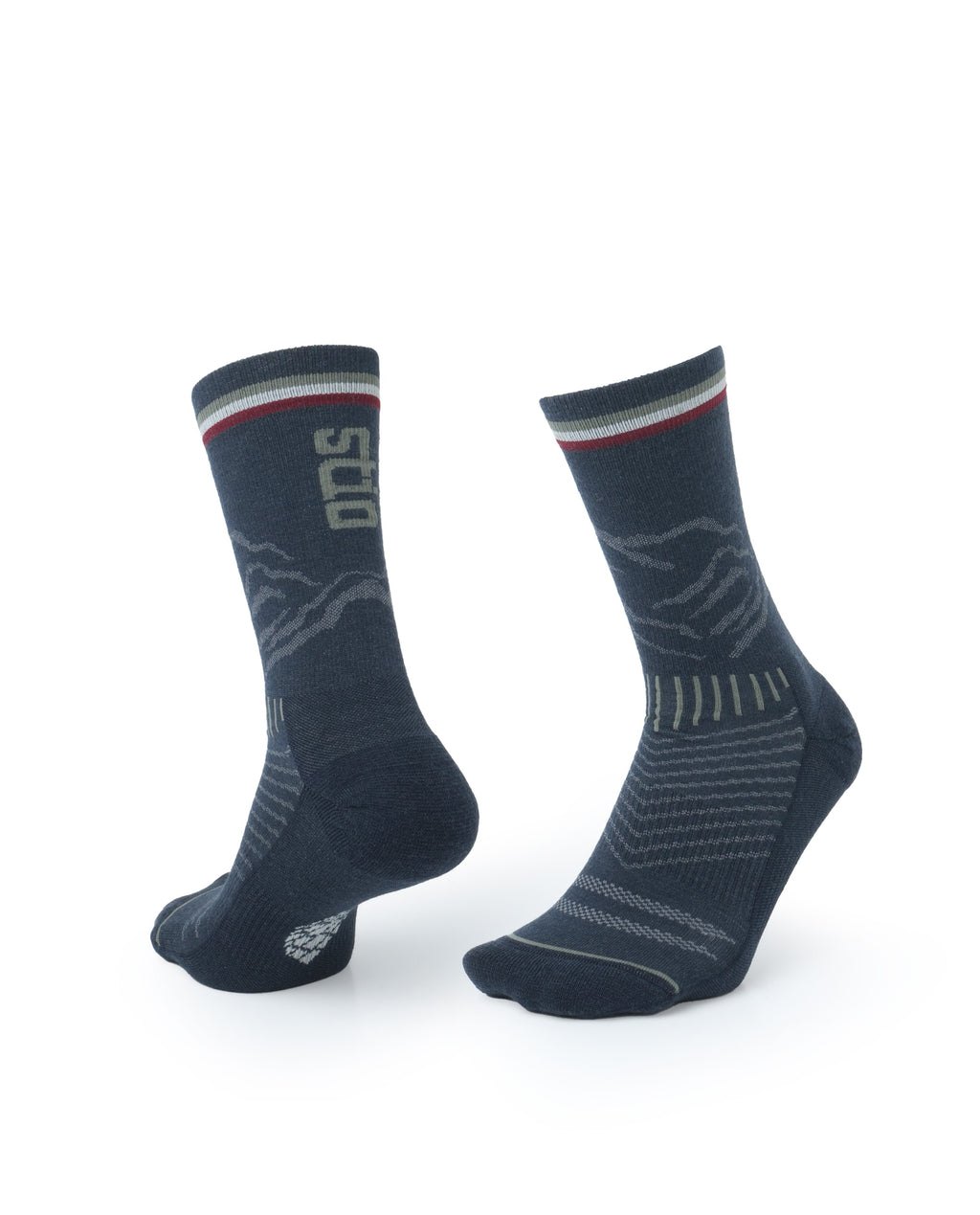 Chaussettes mi-mollet légères à amorti Performance