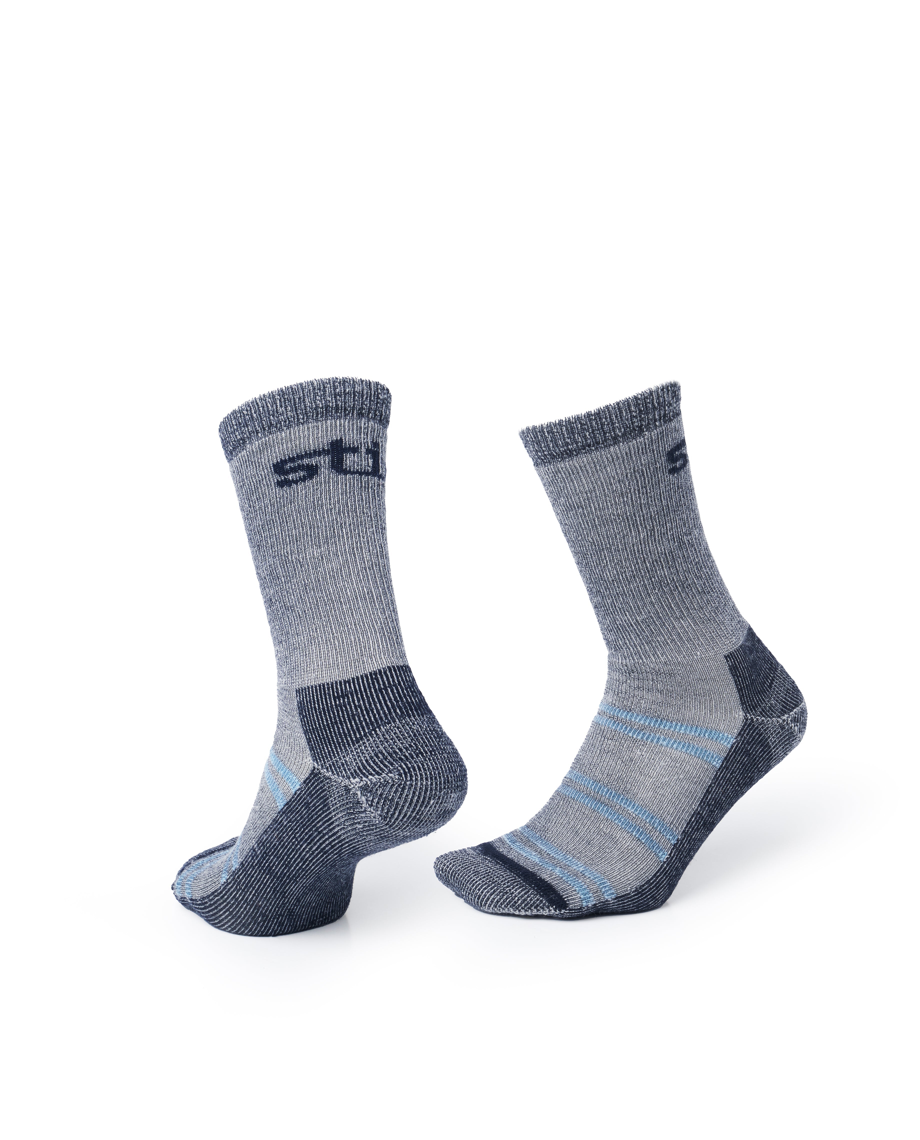 Chaussettes mi-mollet à rembourrage moyen pour la randonnée