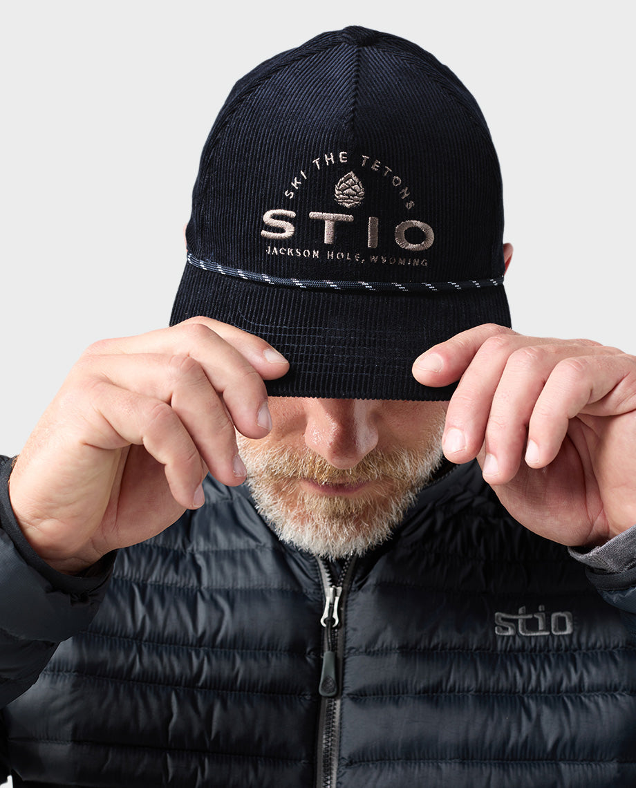 Chapeau en velours côtelé